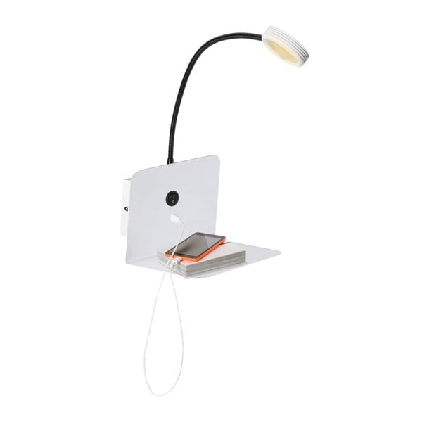 Lampada da parete con porta USB Malvo - SULION-image-1