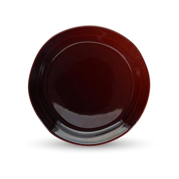 Piatto da dolce burgundy in gres ø 21 cm Manon – S|P Collection