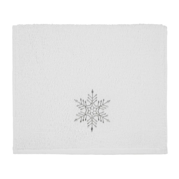 Osuška Christmas Snowflake White, 30 x 50 cm