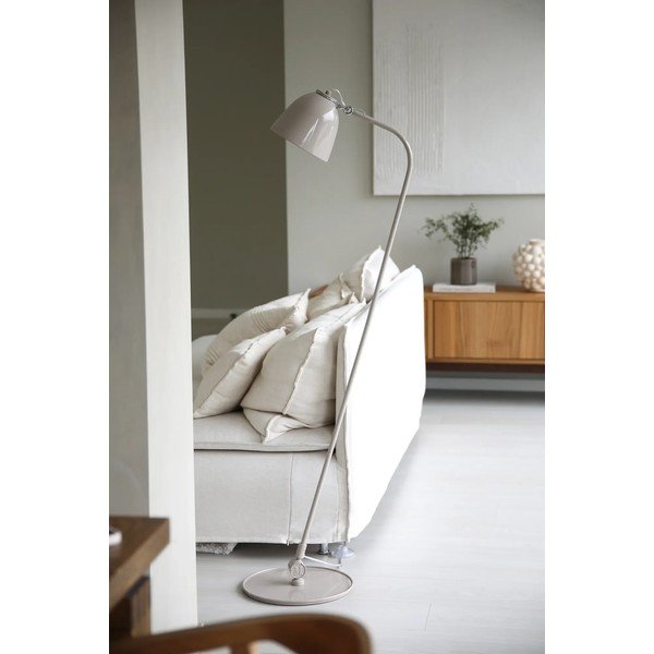 Lampada da terra greige con paralume in metallo (altezza totale 130 cm) Tilt – Markslöjd-image-4