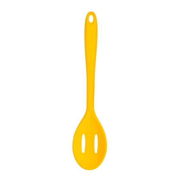 Cucchiaio Zing forato in silicone giallo - Premier Housewares