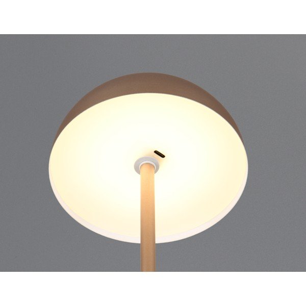 Lampada da tavolo LED color bronzo con paralume in metallo (altezza totale 21 cm) Munoz – Reality-image-1