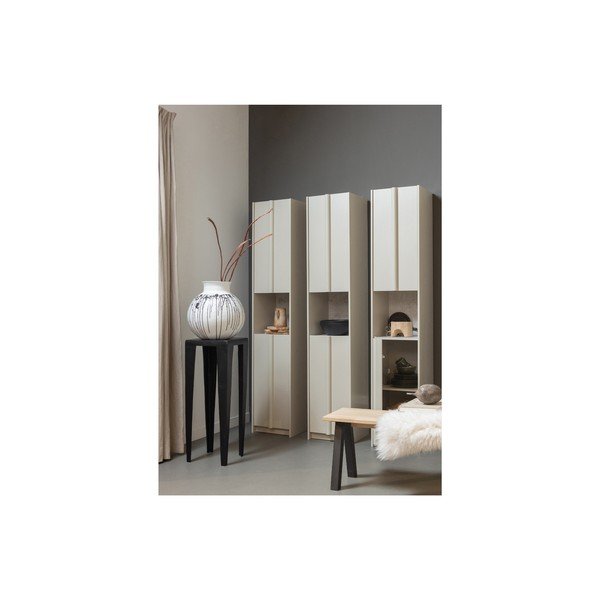 Armadio modulare in legno di pino crema 40x210 cm Basu - WOOOD-image-1