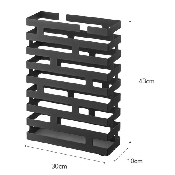Portaombrelli nero Himeji - YAMAZAKI-image-3