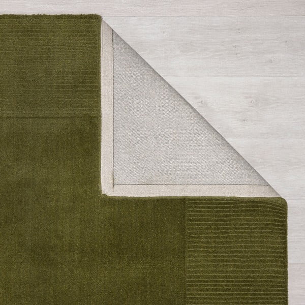 Tappeto in lana verde 160x230 cm - Flair Rugs-image-2