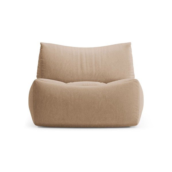 Cuscino da seduta beige con rivestimento in velluto Tove – Micadoni -image-2