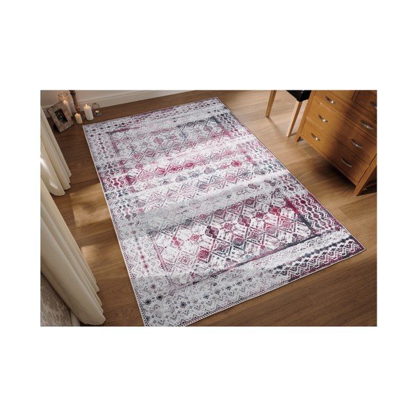 Tappeto antimacchia Webtappeti Kilim Ivory Cherry, 120 x 180 cm - Floorita