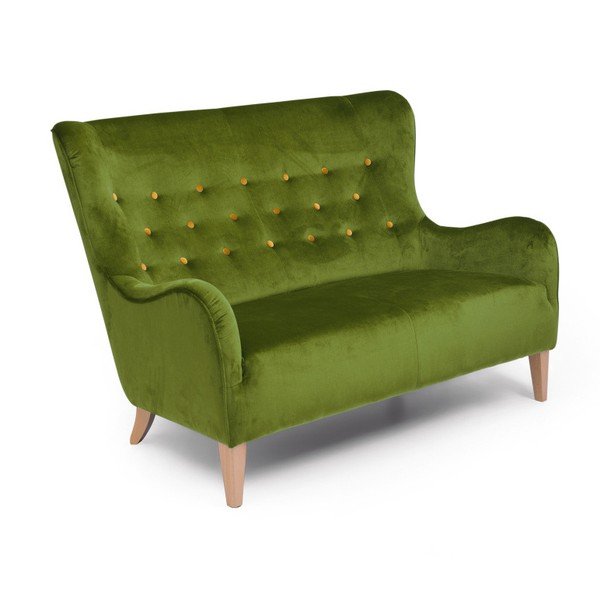 Divano verde Medina, 148 cm - Max Winzer