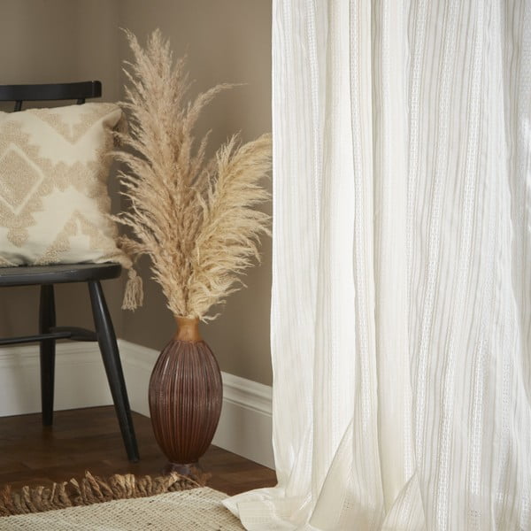 Tende bianche in set da 2 183x140 cm Zofia Broderie Anglaise - Pineapple Elephant-image-3