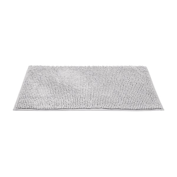 Tappetino da bagno in tessuto grigio chiaro 50x80 cm Chenille - Allstar