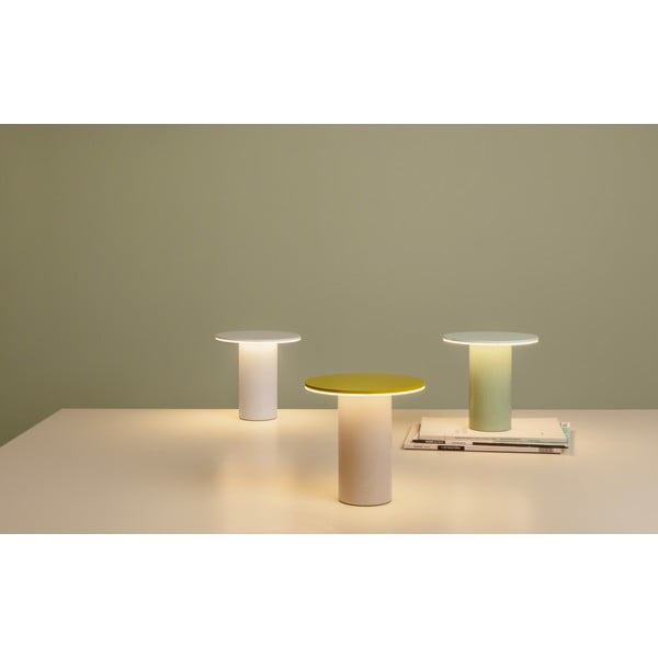 Lampada da tavolo a LED dimmerabile bianca (altezza 18 cm) Fungo - Remember-image-3