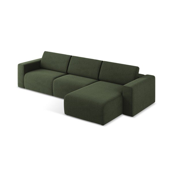 Divano angolare componibile verde (con penisola a destra) Kalea – Makamii-image-3
