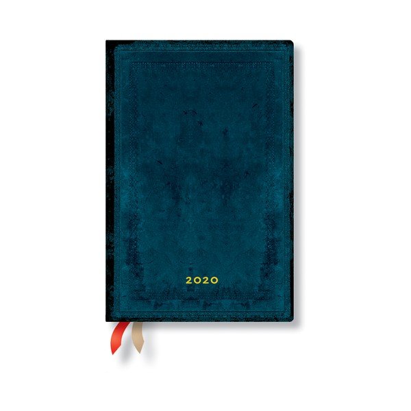 Agenda blu per il 2020 in Calypso con copertina rigida, 368 pagine Calypso Bold - Paperblanks