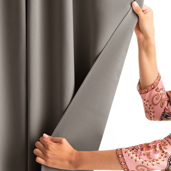 Tenda parzialmente oscurante greige 140x245 cm Kierra – Restilo-image-4
