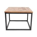 Tavolino nero con piano in legno di mango Box - LABEL51