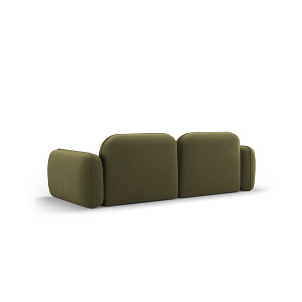 Divano in velluto verde 230 cm Audrey - Interieurs 86-image-3