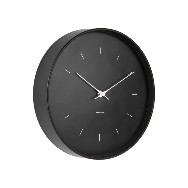 Orologio da parete nero Butterfly, ø 27,5 cm - Karlsson-image-1