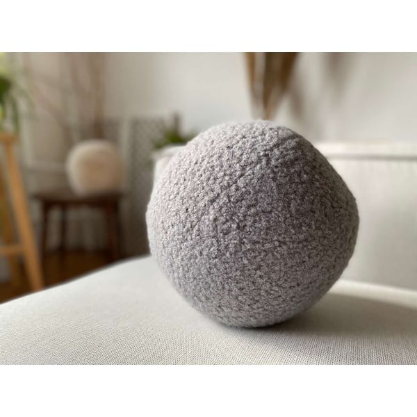 Cuscino decorativo in bouclé ø 25 cm Top – Mioli Decor-image-1