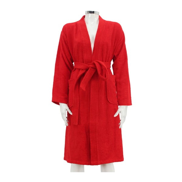 Accappatoio Smart rosso da donna, taglia 4 mm. S/M - Foutastic-image-1