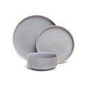 Set di piatti grigi in gres 12 pz Malia - Bonami Selection