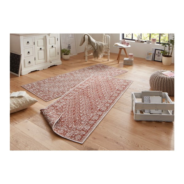 Tappeto da esterno reversibile a fantasia rossa bougari Curacao, 80 x 150 cm - Bougari-image-4