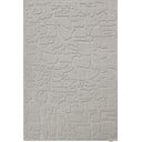 Tappeto in lana grigio 160x230 cm Morphic Dunes - Agnella