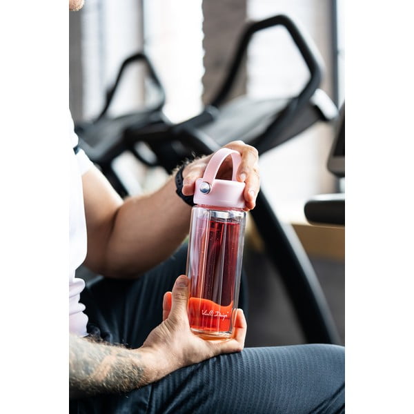 Bottiglia rosa in vetro 350 ml Fuori – Vialli Design-image-4