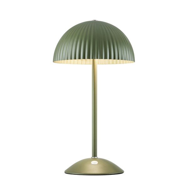 Lampada da tavolo verde in metallo (altezza totale 33,5 cm) Zin – Markslöjd