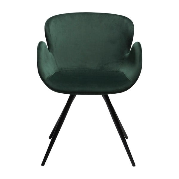 Sedia da pranzo verde in imbottito con braccioli Gaia – DAN-FORM Denmark-image-4