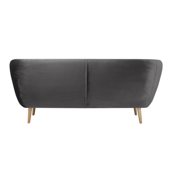 Divano a tre posti grigio Benito - Mazzini Sofas-image-2