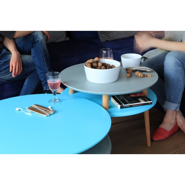 Tavolino grigio scuro UFO, ⌀ 57 cm Ufo - Ragaba-image-3