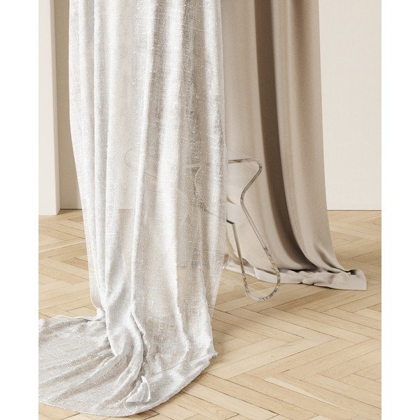 Tende bianche in set di 2 pezzi 132x213 cm Sheera - Umbra-image-4