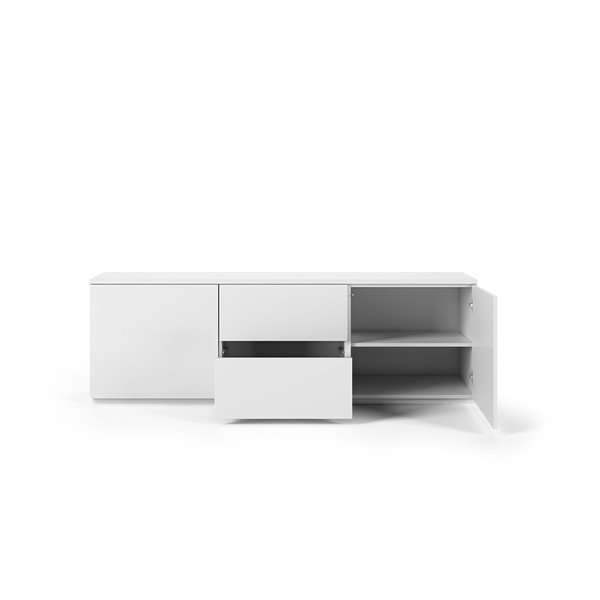 Cassettiera bassa bianca 180x57 cm Join - TemaHome-image-2