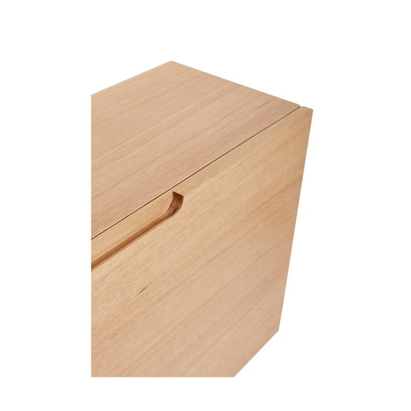 Scarpiera a cerniera in legno di quercia Collect - Hübsch-image-3