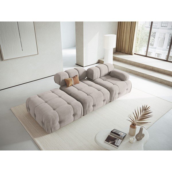 Chaise lounge componibile in grigio chiaro Ferento – Cosmopolitan Design-image-1
