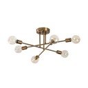 Plafoniera dorata 64x64 cm Flower – Opviq lights