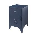 Comodino per bambini in metallo blu BRONXX - Vipack