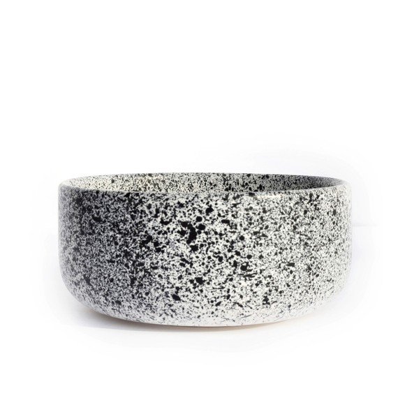Ciotola in gres bianco e nero , ø 15 cm Mess - ÅOOMI