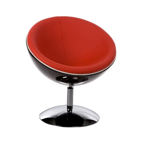Sedia girevole rossa Sphere - Kokoon