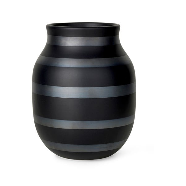 Vaso in ceramica nera Omaggio - Kähler Design