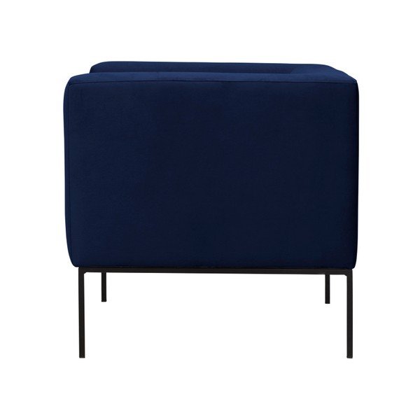Poltrona in velluto blu scuro Neptune - Windsor & Co Sofas-image-3