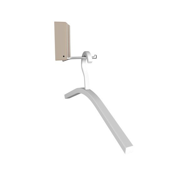 Gancio da parete beige Basic ALPHA - Wenko-image-3