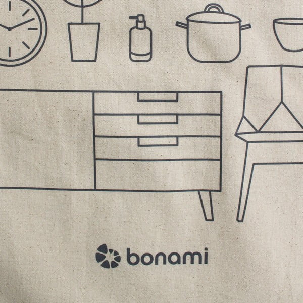 Borsa in tela color crema - Bonami-image-2