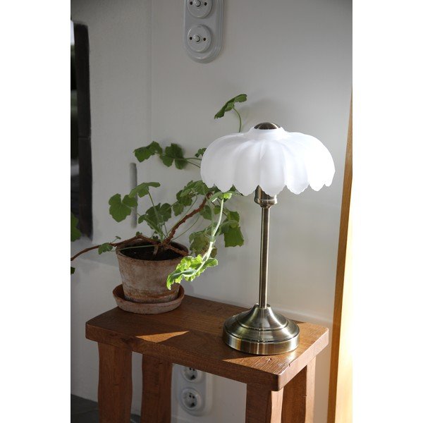 Lampada da tavolo color crema/color ottone (altezza totale 43 cm) Kurage – Markslöjd-image-1