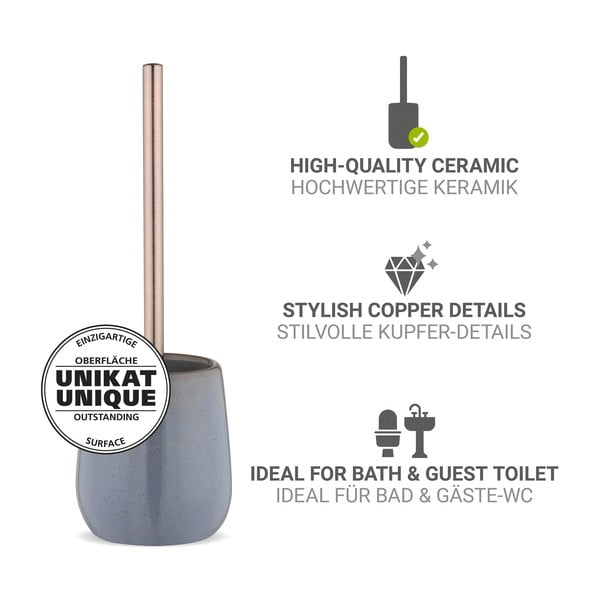 Scopino WC grigio in ceramica Sirmione – Wenko-image-3