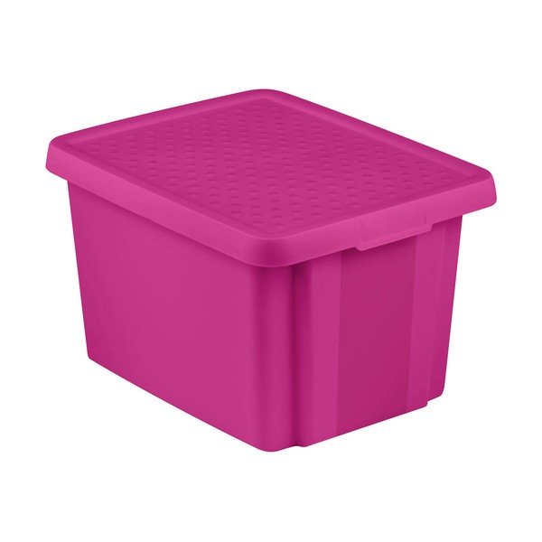 Contenitore viola con coperchio , 26 l Essentials - Curver