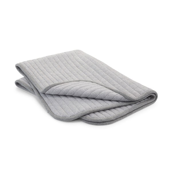 Coperta grigia in cotone per cani 90x120 cm Onda Pebble L - MiaCara