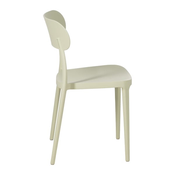 Set di 2 sedie da pranzo verde chiaro in plastica - Ixia-image-4