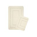 Set di tappetini per il bagno color crema 2 pz 50x80 cm Cerceve – Foutastic