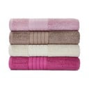 Set di 4 asciugamani da bagno in cotone, 70 x 140 cm Siena - Bonami Selection